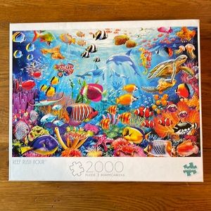 Buffalo Games 2,000 piece puzzle Reef Rush Hour